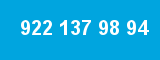 922 137 98 94 922 137 98 94